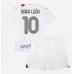 AC Milan Rafael Leao #10 Babykleding Uitshirt Kinderen 2023-24 Korte Mouwen (+ korte broeken)